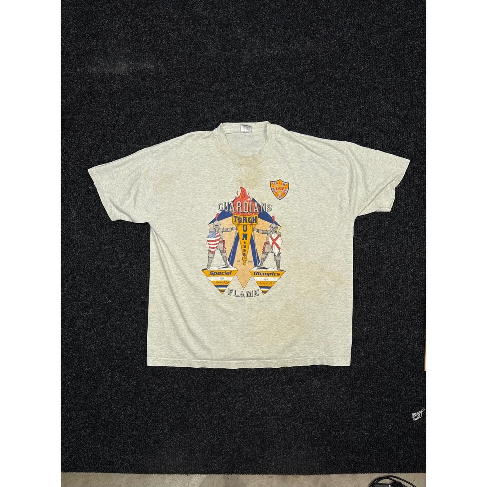 Vintage 1996 Alabama Law Enforcement Special Olympics T-Shirt XXL Gray 90s Best